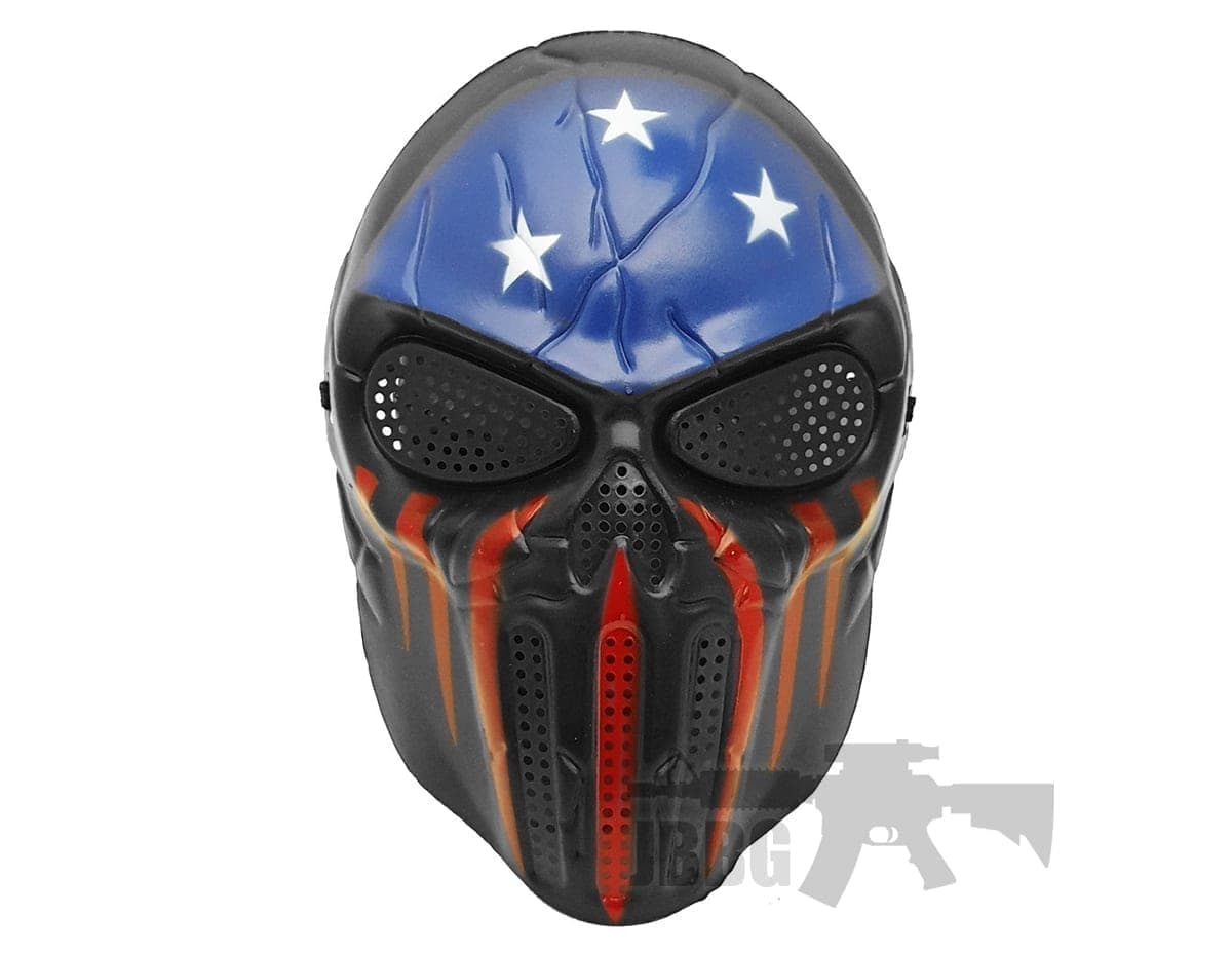 and Stripes Skull Fun Mask