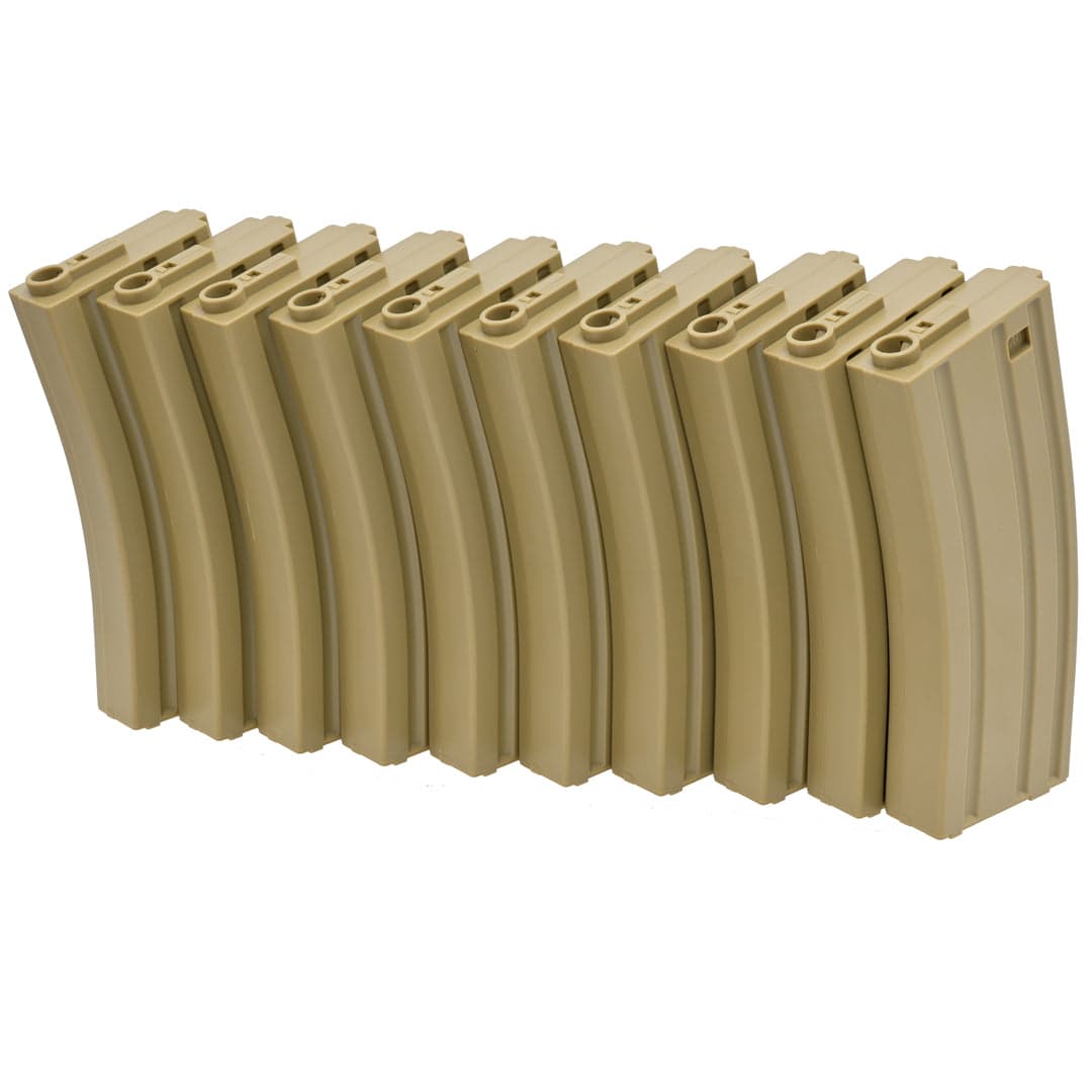 Airsoft Magazine Pack 10pcs M4 Series 140 Rds 6mm bb