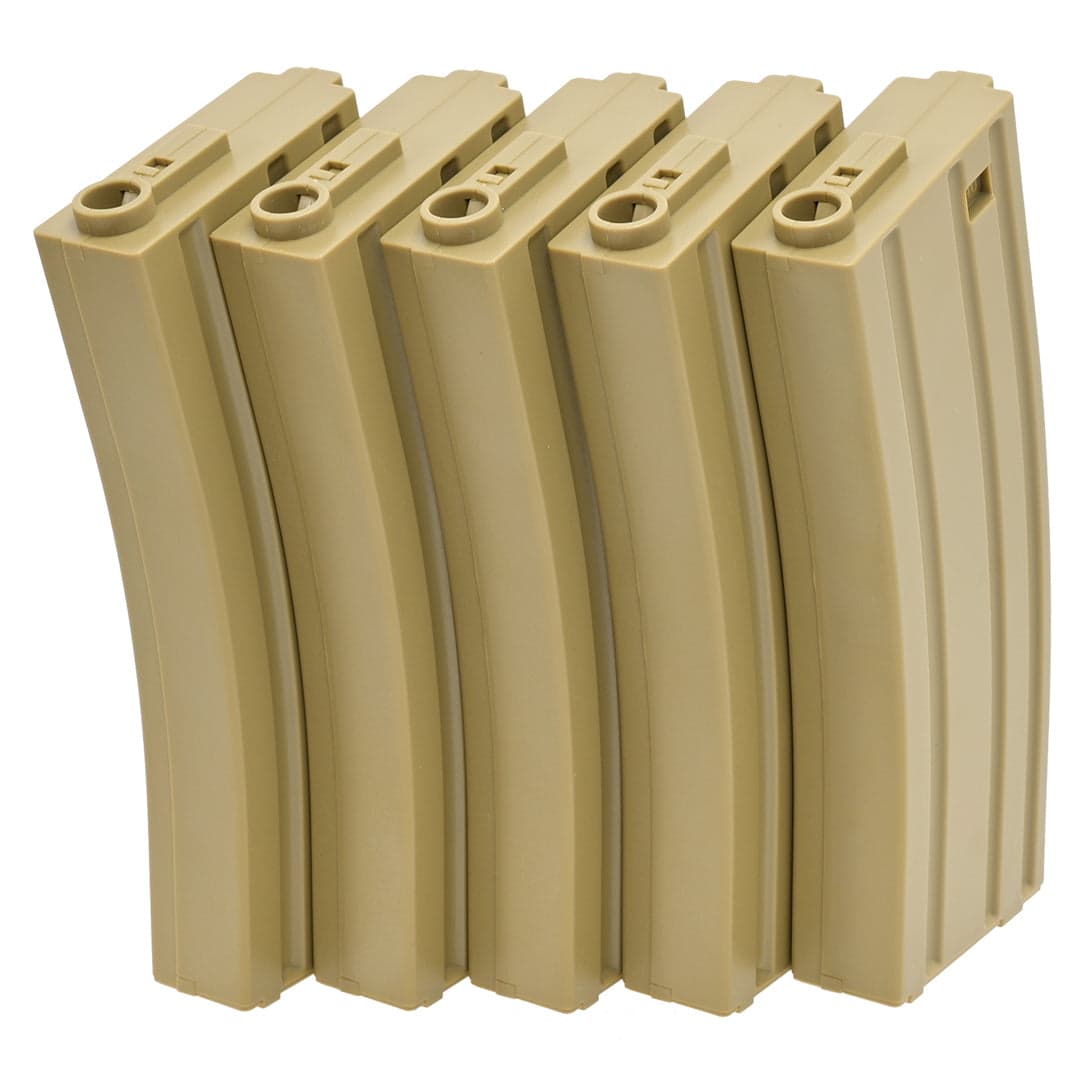 Airsoft Magazine Pack 5pcs M4-Series 140 Rds 6mm bb