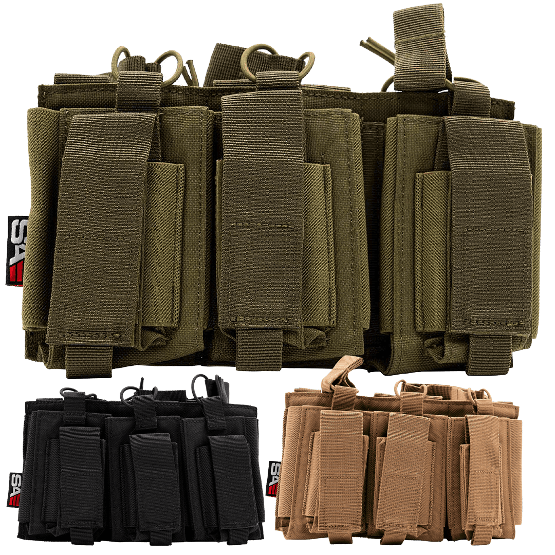 Triple Magazine Pouch M-Series And Pistol