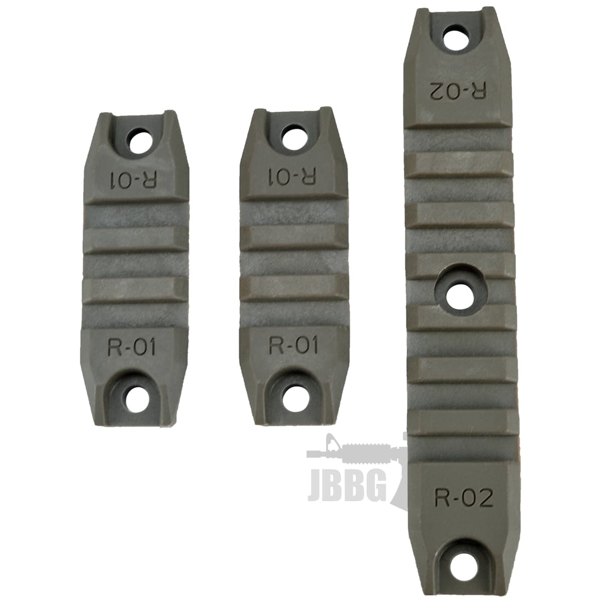 Tactical Nylon Picatinny Rail Set 3PCS — image 3
