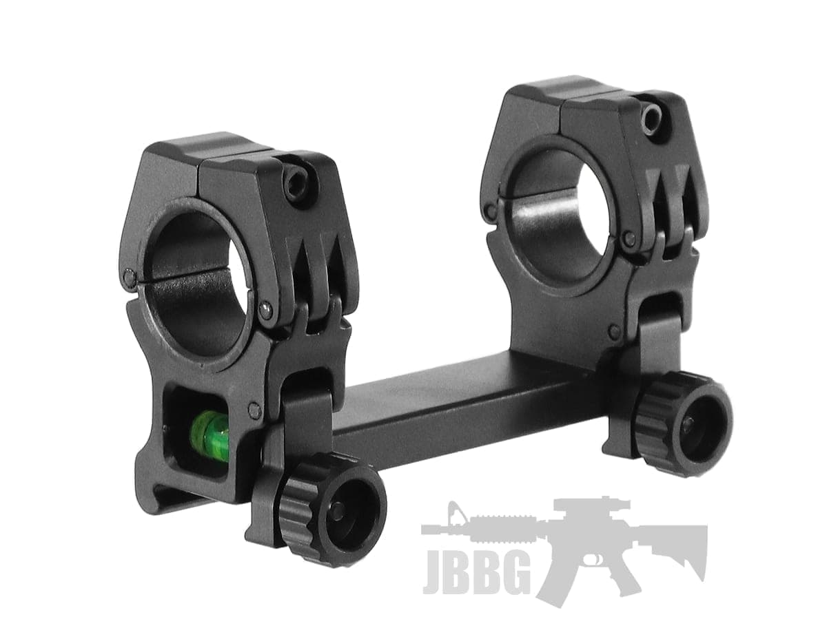 One Piece 25.4-30 Scope Mount with Bubble Level