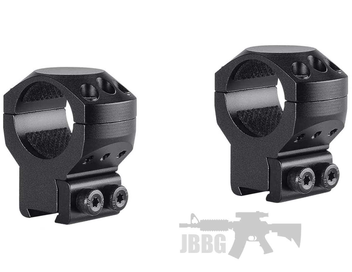 Tactical Ring Mounts 1″ (2 Piece 9-11 MM High)