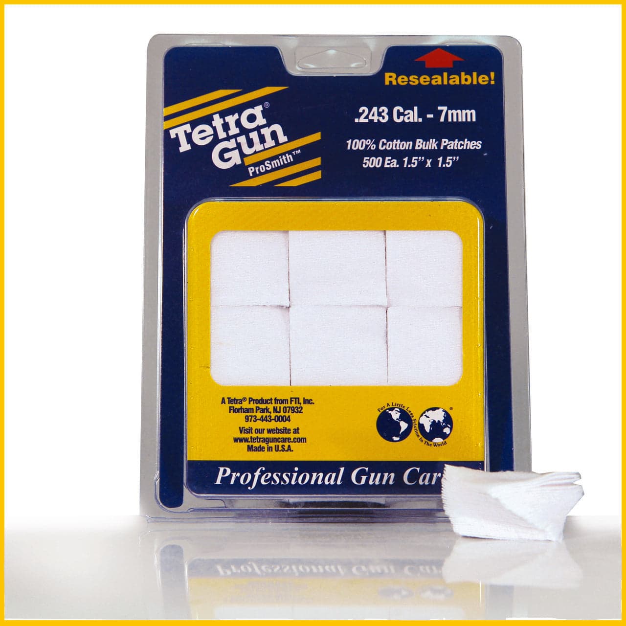 Rifle Cleaning Patches .243 - 7mm 500 Pack