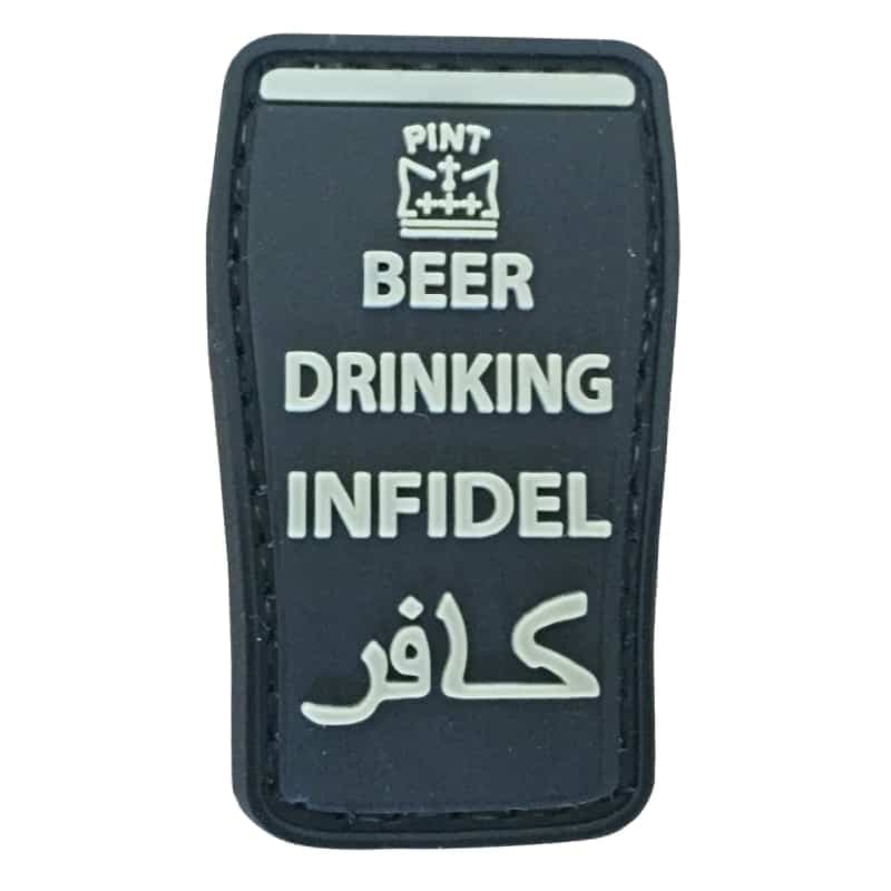 TPB Beer Drinking Infidel Patch — image 2