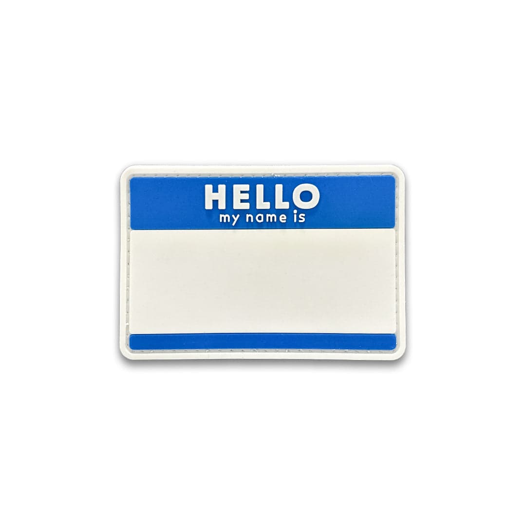 TPB Hello My Name Is (Blue) Patch