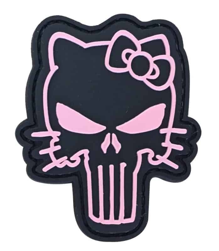 TPB Punisher Kitty PVC Patch / Pink