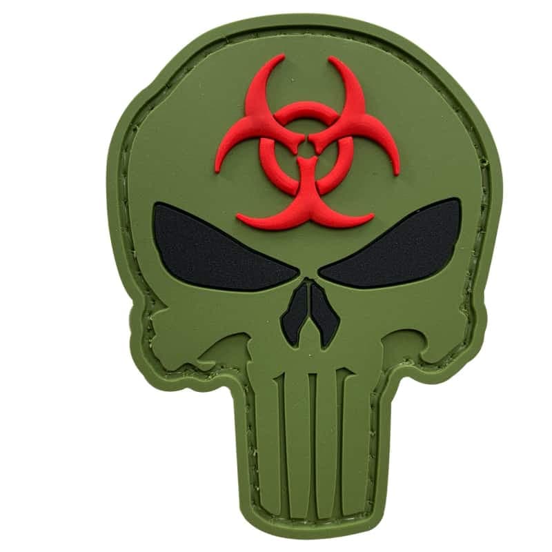 TPB Punisher Skull Biohazard Patch — image 3