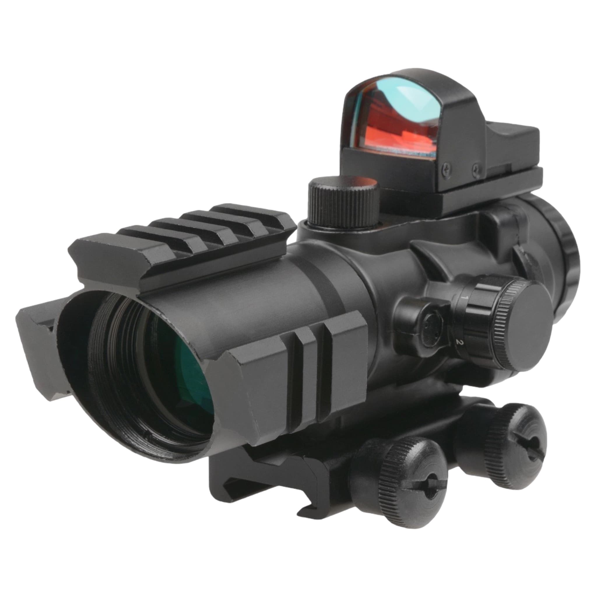 Rhino 4X32 Scope with Micro Red Dot Sight