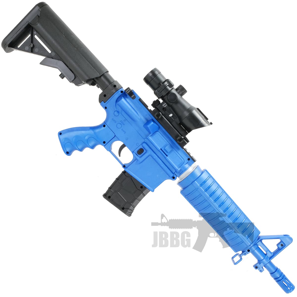 8908A CQB Spring M4 Airsoft BB Gun Blue