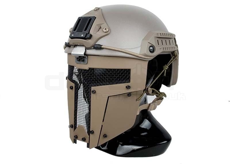 Spartan Face Mask for Fast Helmets (Dark Earth)