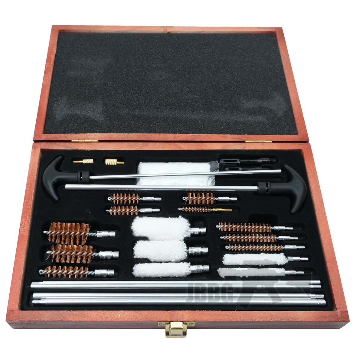 Gun Cleaning Kit Wood Case Large