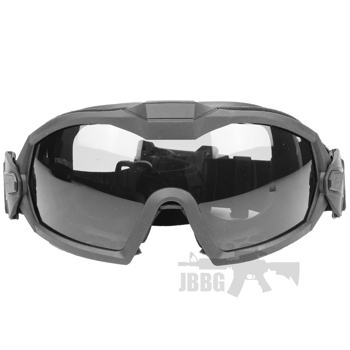 Tactical Airsoft Goggles with Fan Anti Fog and 2 Lenses in Zip Case — image 2