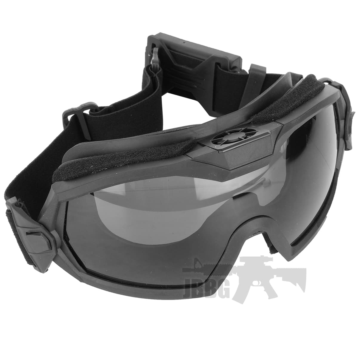 Tactical Airsoft Goggles with Fan Anti Fog and 2 Lenses in Zip Case
