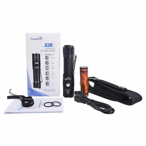 E3R Rechargeable EDC Flashlight
