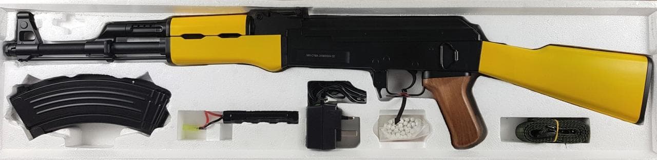Tone Cyma AK47 CM522 Airsoft Gun – Yellow – Discontinued — image 3