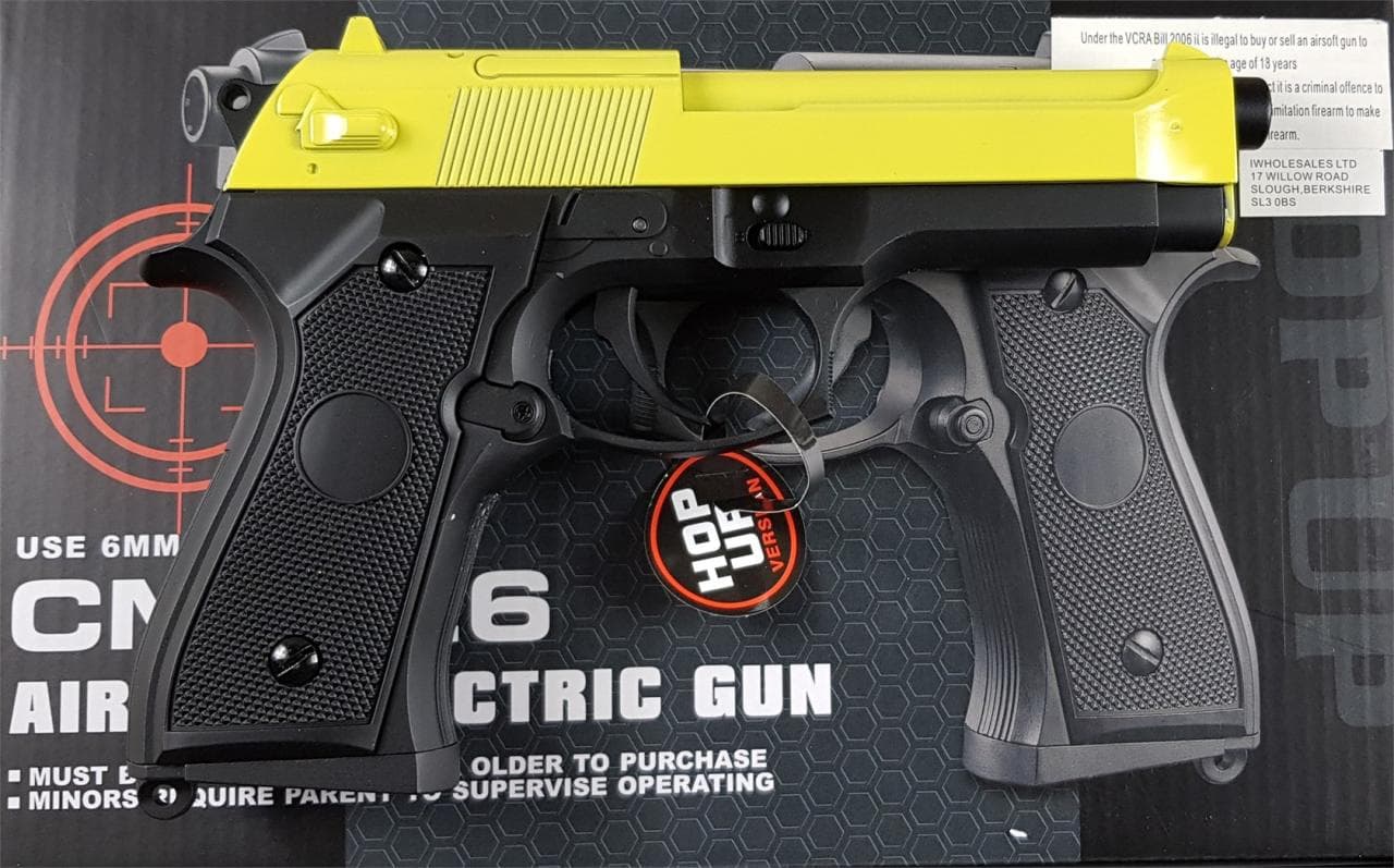 Tone Cyma CM126 M9 Airsoft AEP – Yellow – Discontinued — image 3