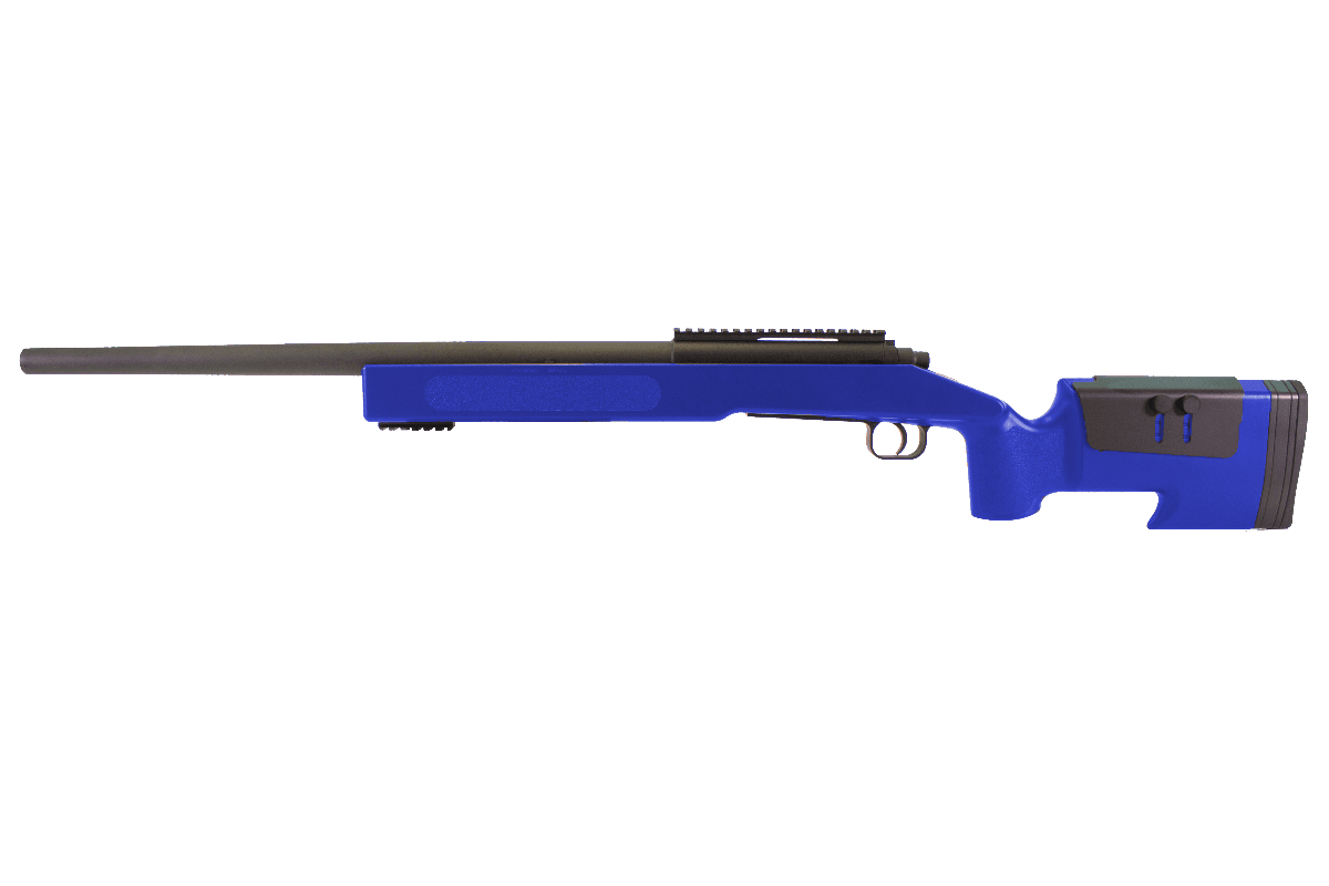 Tone Double Eagle M62 Sniper Rifle Airsoft BB Gun – Blue – Discontinued