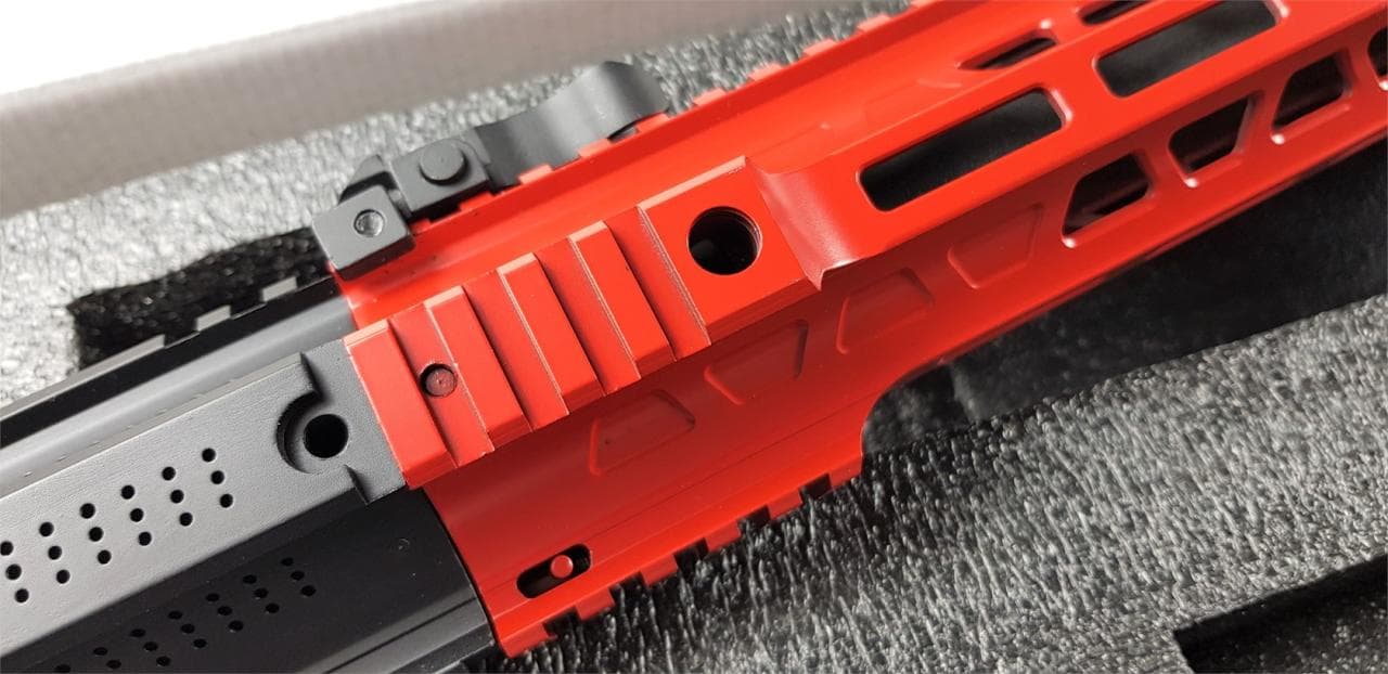 Tone E&C M4 VLTOR SAI 13.5″ AEG Metal Body – Red — image 3