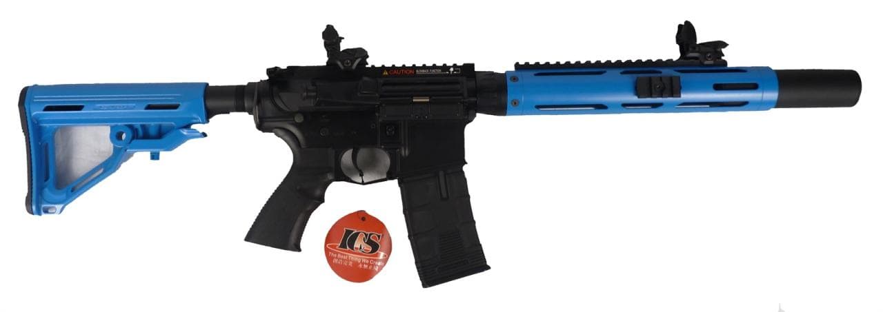 Tone ICS CXP-HOG Tubular SD MTR EBB Airsoft Gun – Blue – Discontinued — image 2