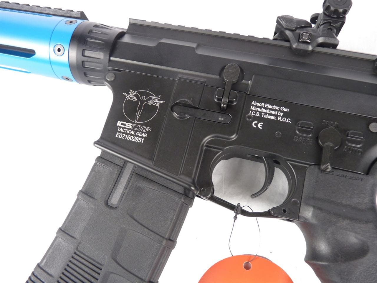 Tone ICS CXP-HOG Tubular SD MTR EBB Airsoft Gun – Blue – Discontinued — image 3