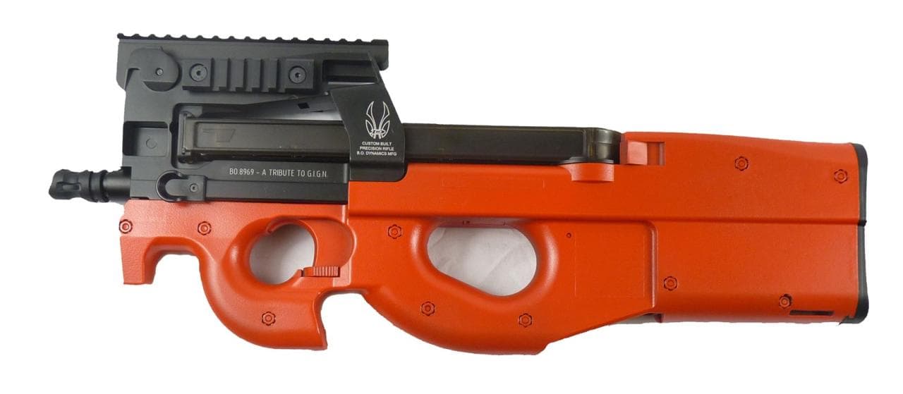 Tone King Arms P90 Tactical Airsoft Gun – Red – Discontinued