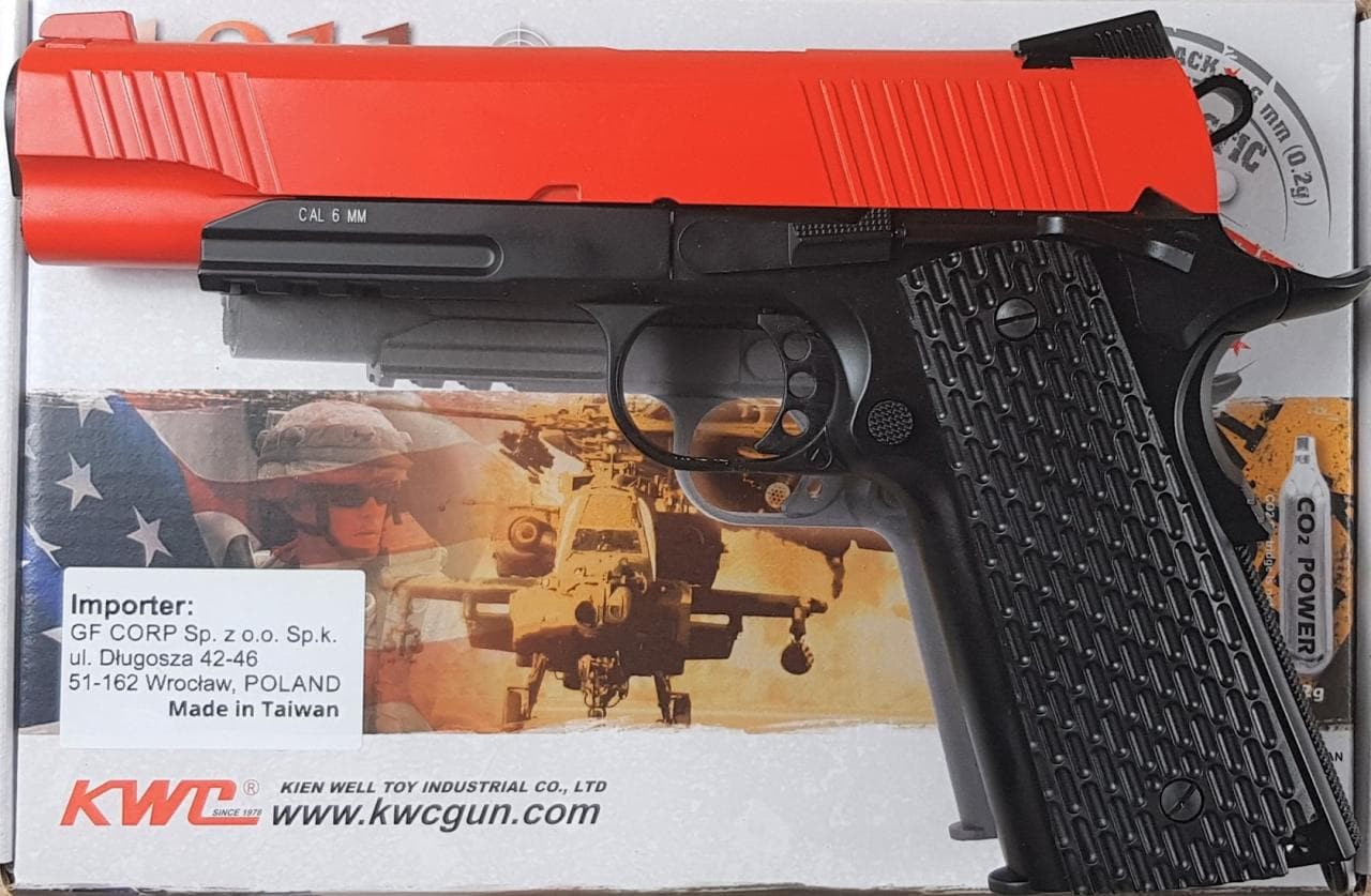 Tone KWC 1911 A1 Tactical co2 Gas Pistol – Red