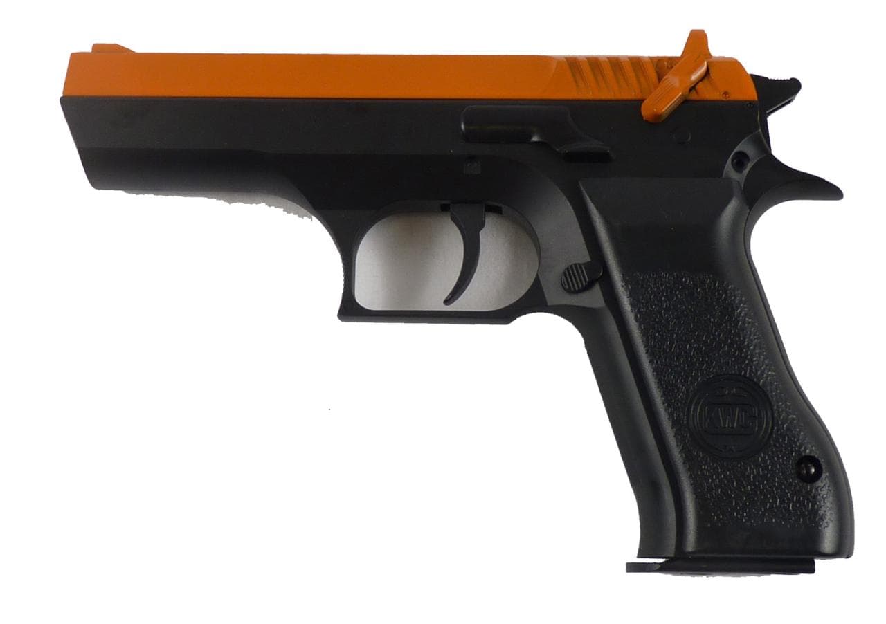 Two Tone KWC Baby Eagle co2 Airsoft Pistol – Orange