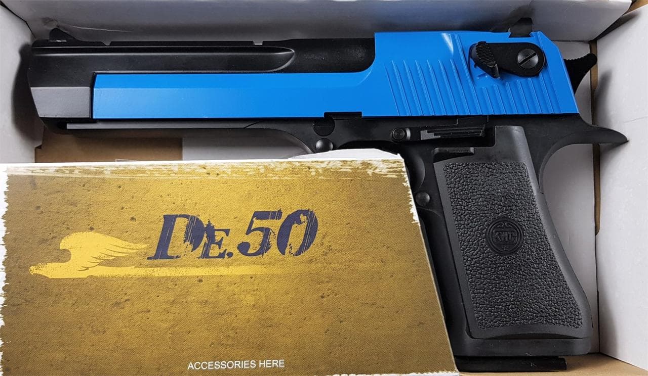 Tone KWC DE.50 co2 Full Metal Slide Airsoft Hand Cannon – Blue — image 3