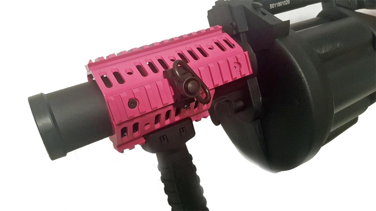 ICS Long MGL 6 Round Grenade Launcher – Pink