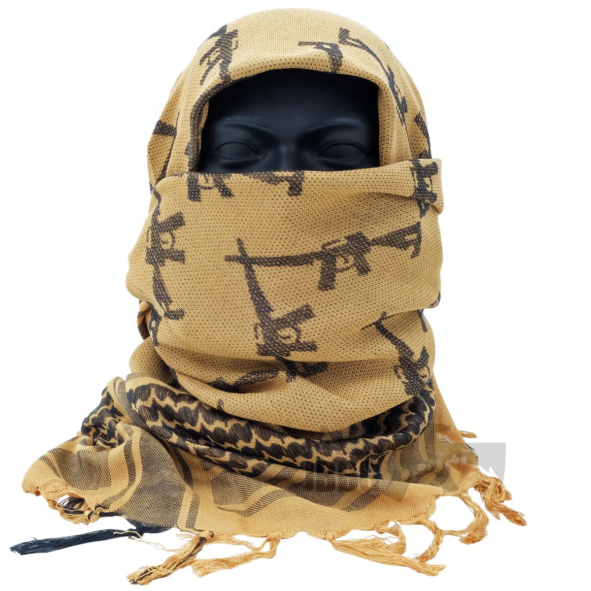 Gun Design Square Scarf