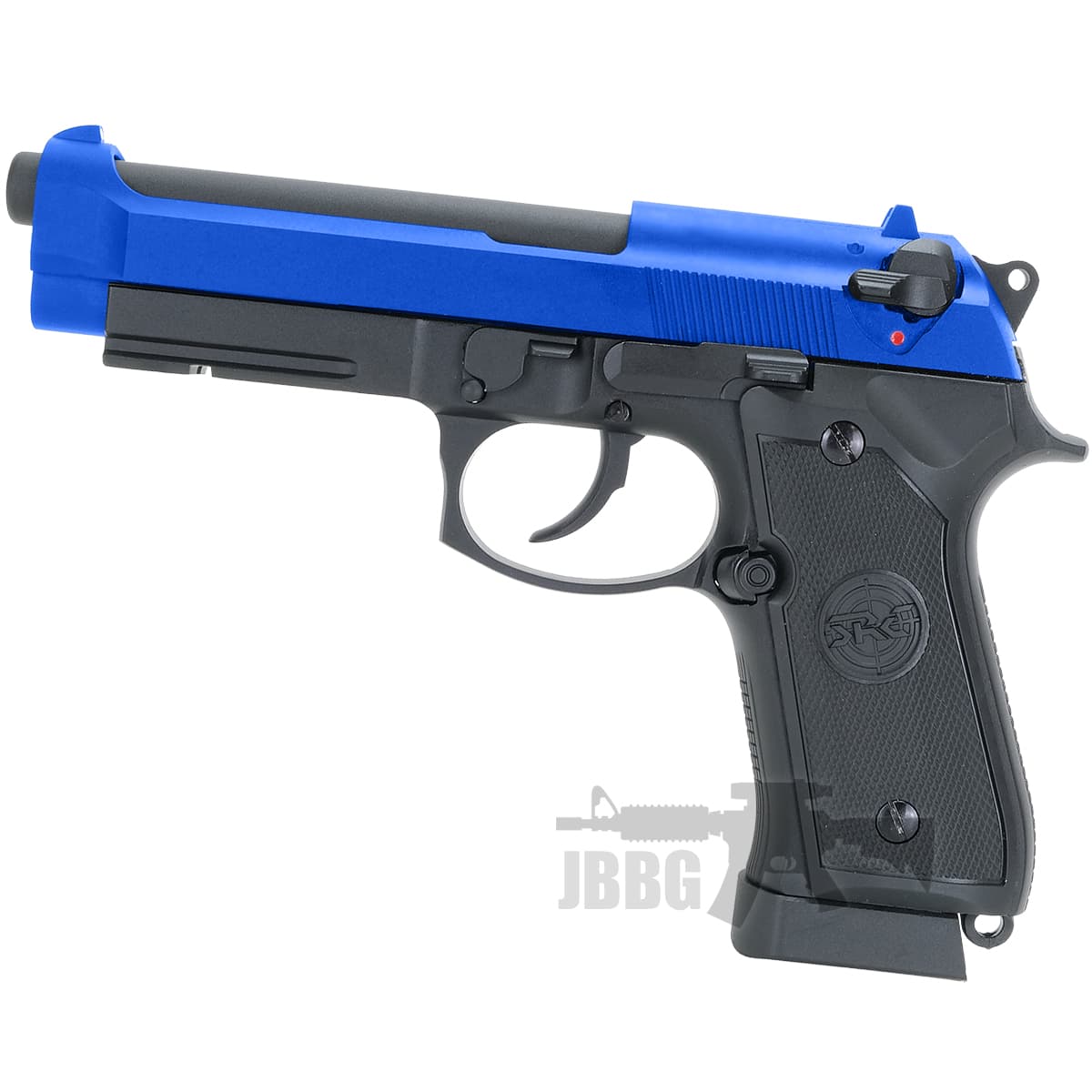 SR-92 A1 Full-Auto Co2 Blowback Metal Airsoft Pistol Blue