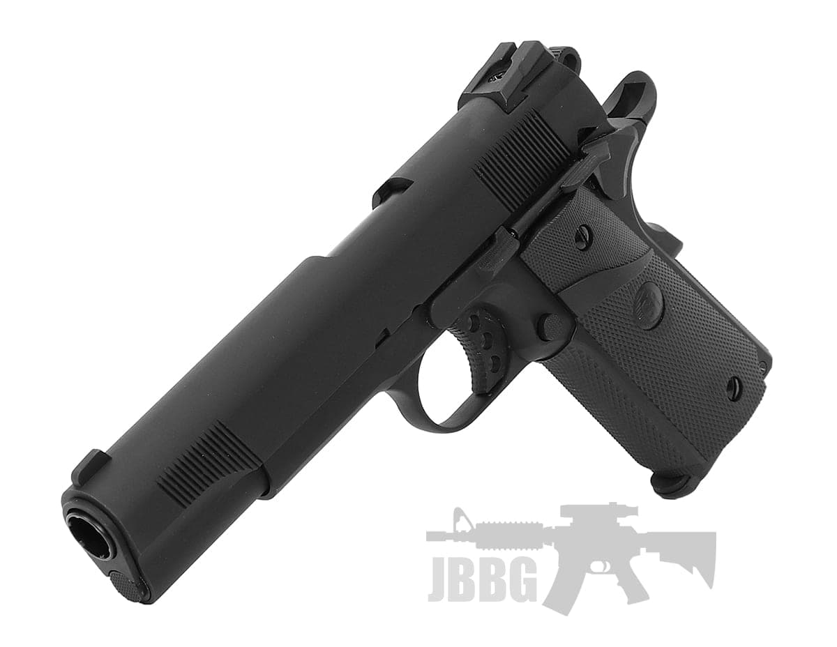SR1911 MEU CO2 Full Action Blowback Airsoft Pistol Blue — image 2