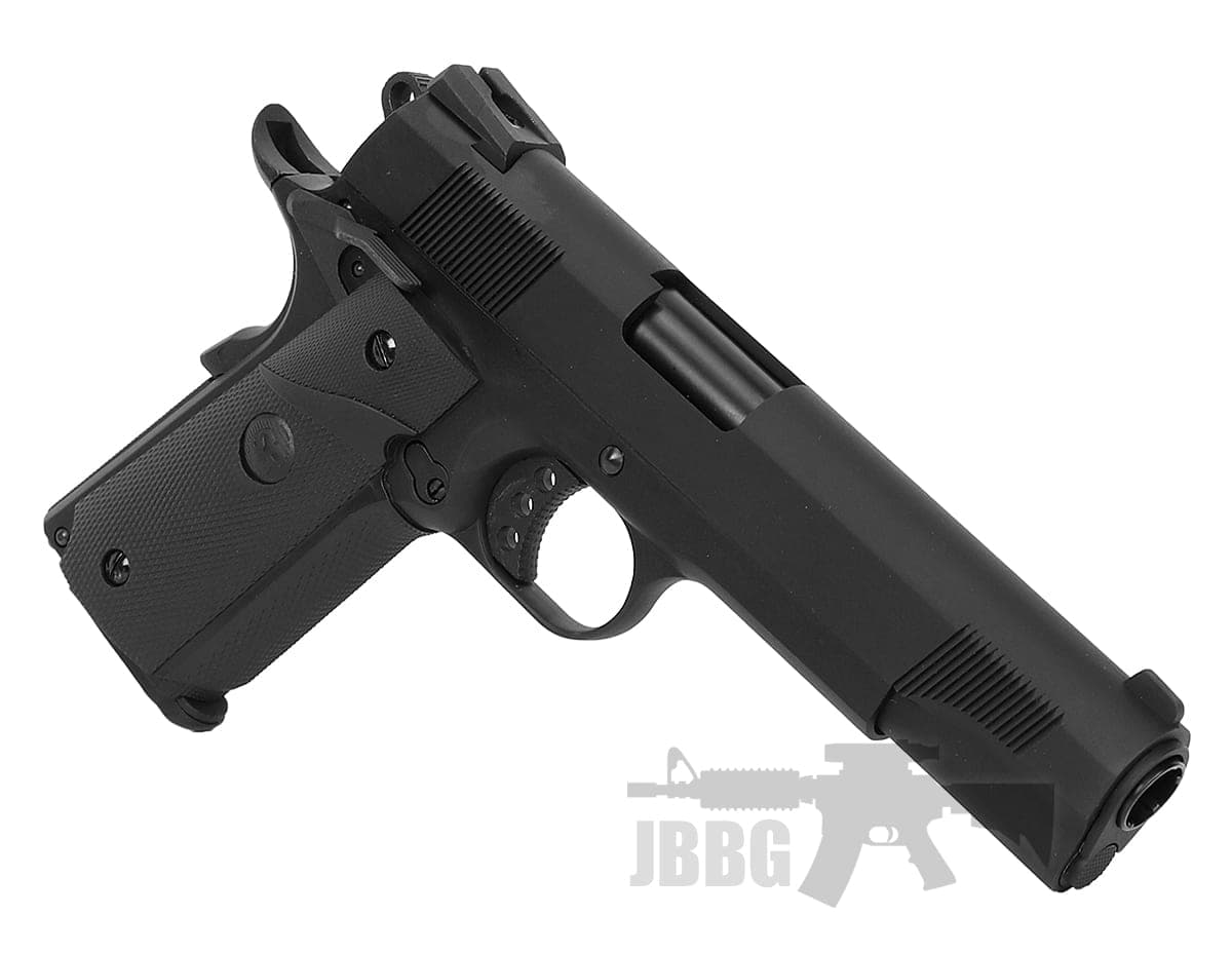 SR1911 MEU CO2 Full Action Blowback Airsoft Pistol Blue — image 3
