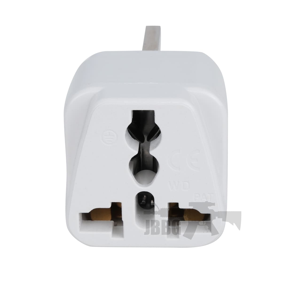 3 Pin Plug with Fuse, Grounded Universal Plug Adapter — image 3