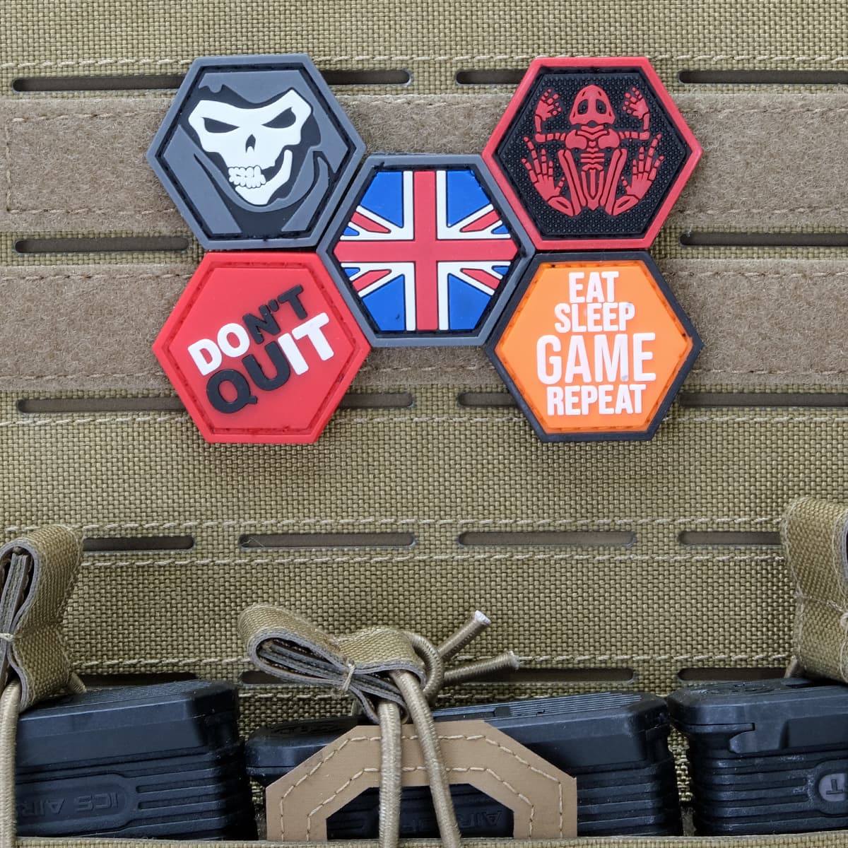 Flag Full Colour Ballistic Hex Patch BH00039 — image 2