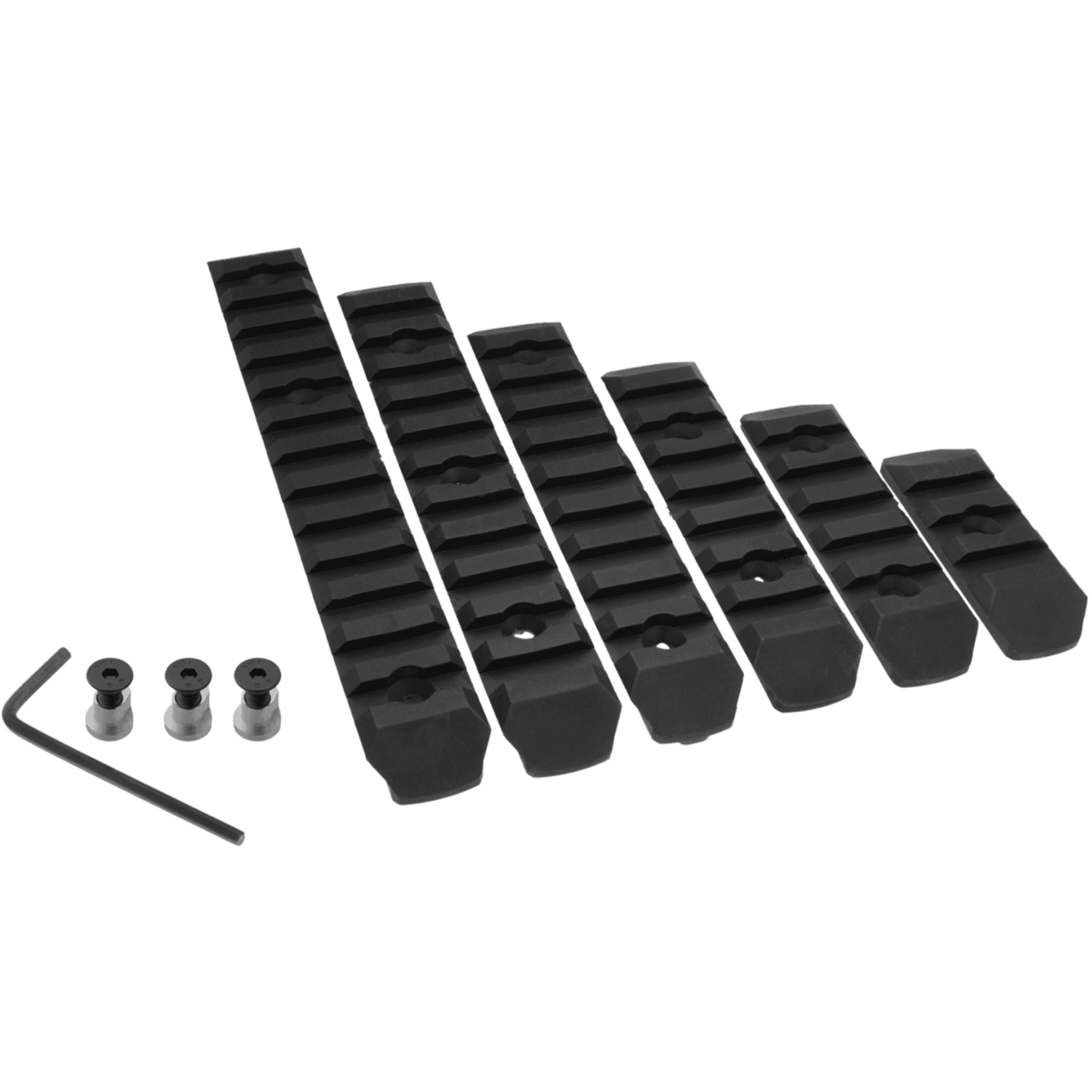 Atlas Custom Works 6 Piece M-LOK Polymer Picatinny Rail Set