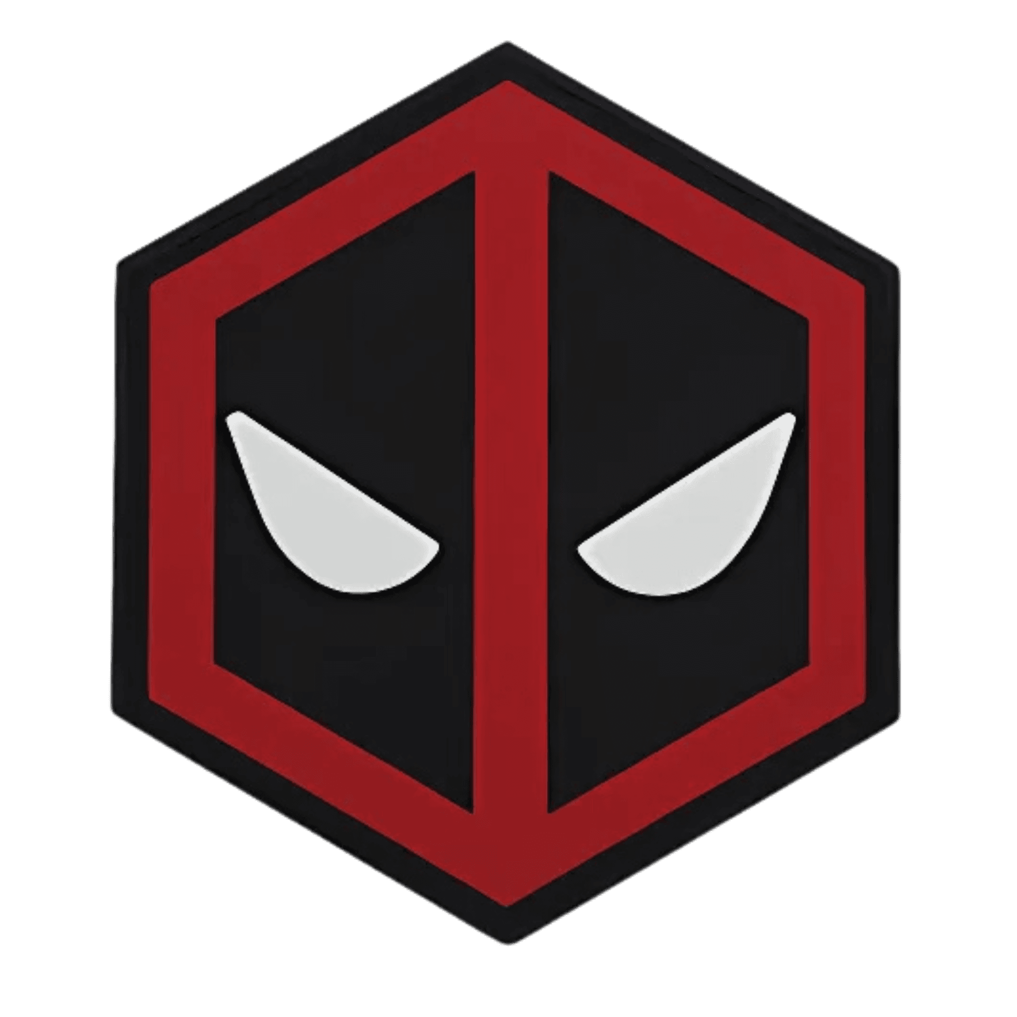 Hexagon PVC Patch Deadpool
