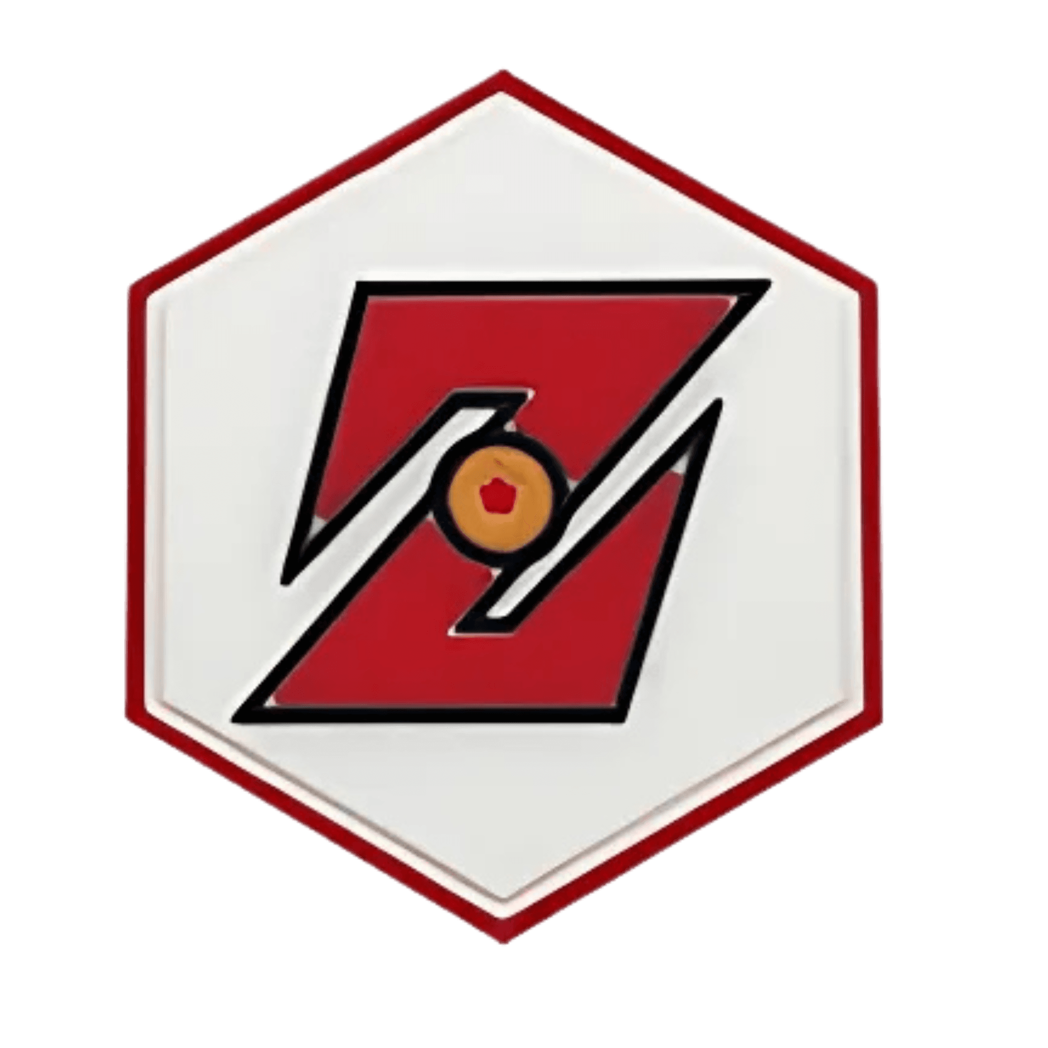 Hexagon PVC Patch Dragon Ball Z Logo