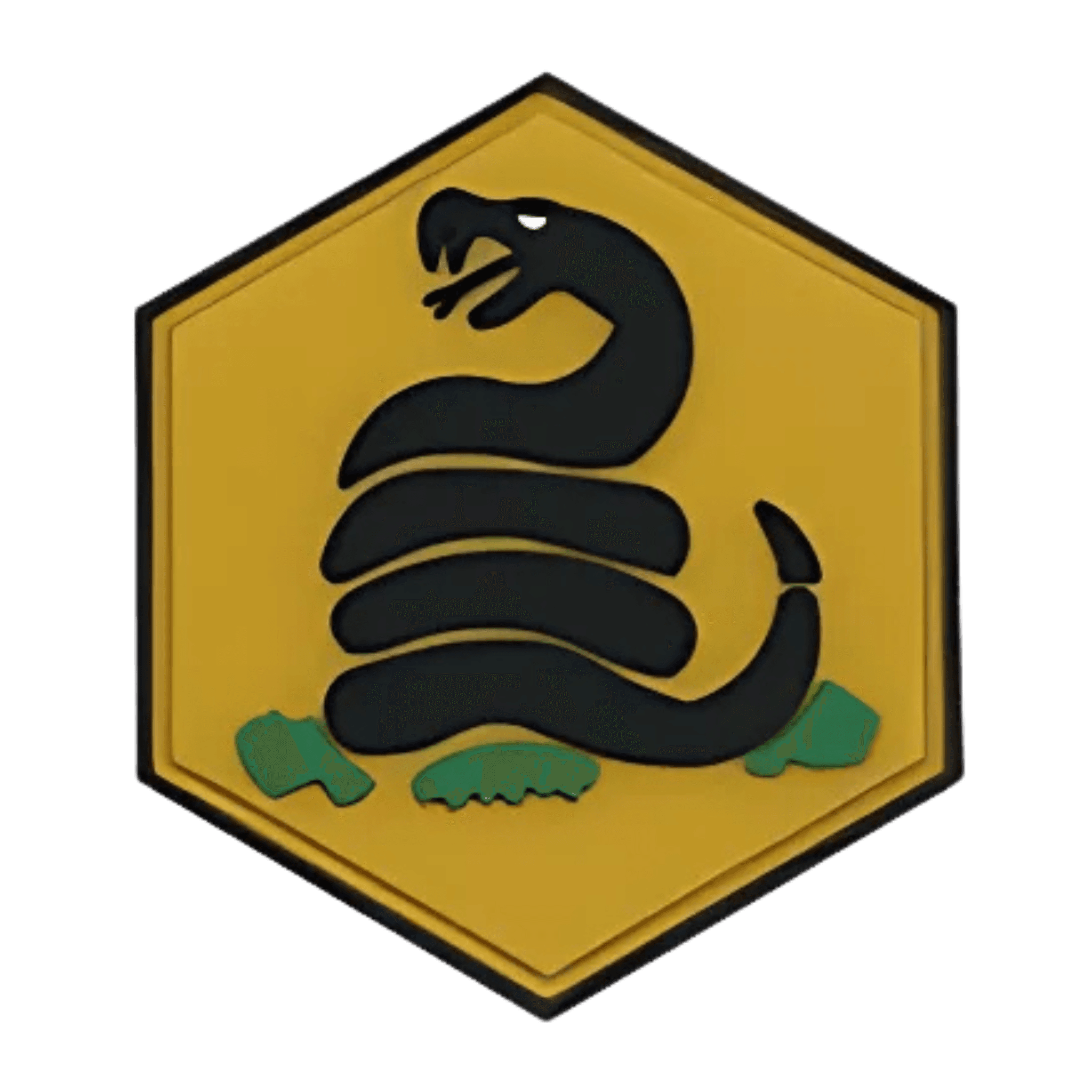 Hexagon PVC Patch Gadsden