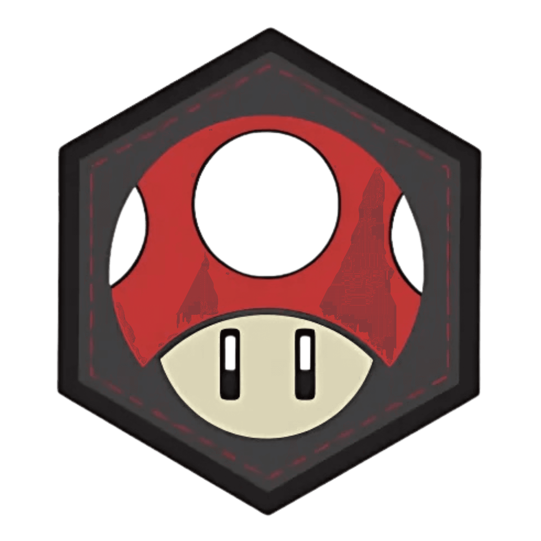 Toad Mushroom PVC Patch