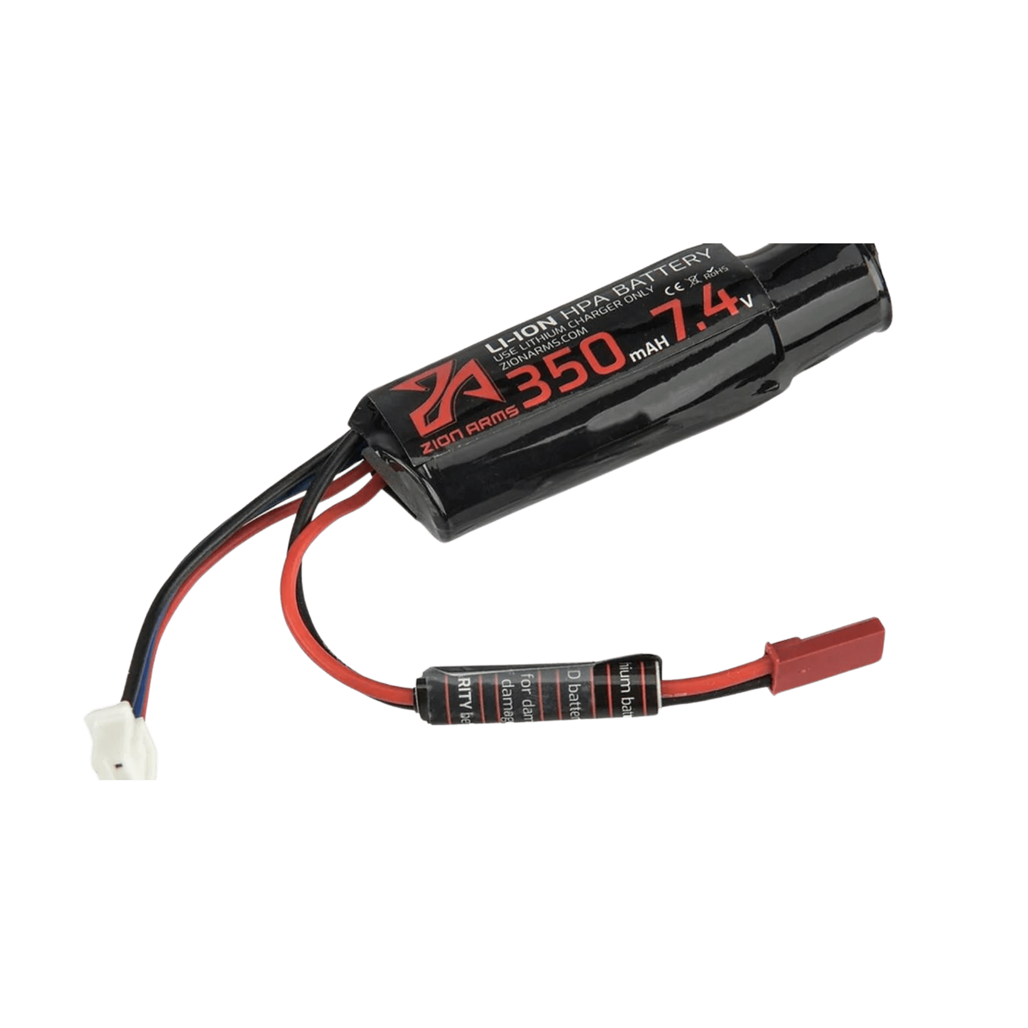 Zion Arms 7.4v 350mAh Lithium-Ion JST Battery
