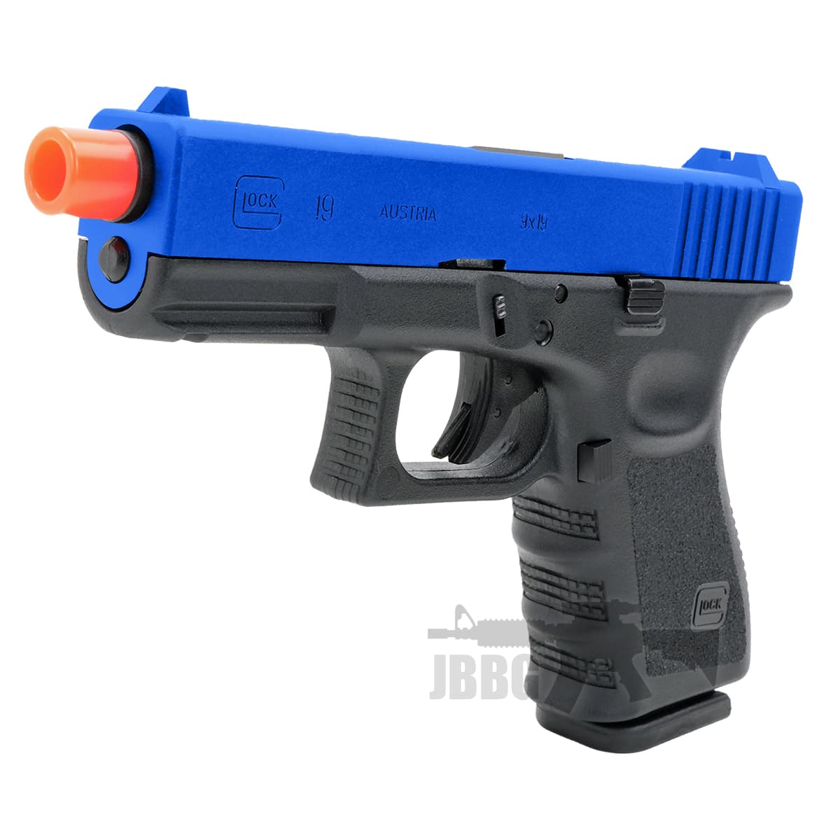 Glock 19 Gen3 Gas Blowback Airsoft Pistol Blue