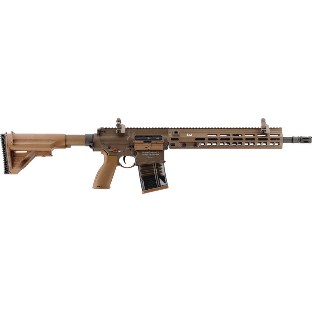 H&K HK M110 A1 DMR AEG Airsoft Rifle Brown — image 3