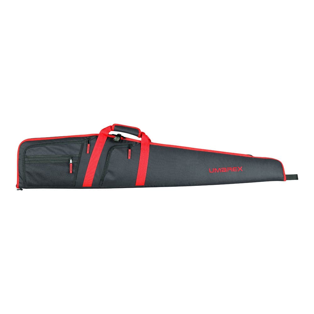 Padded Rifle Carry Case Slip 120cm Red Line With Lock