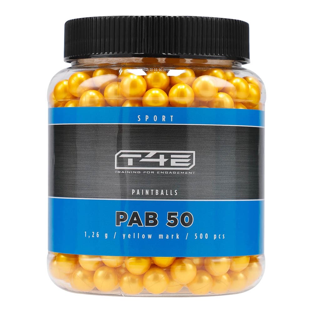 T4E Ammo Paintball Pellets PAB .50 Yellow 500