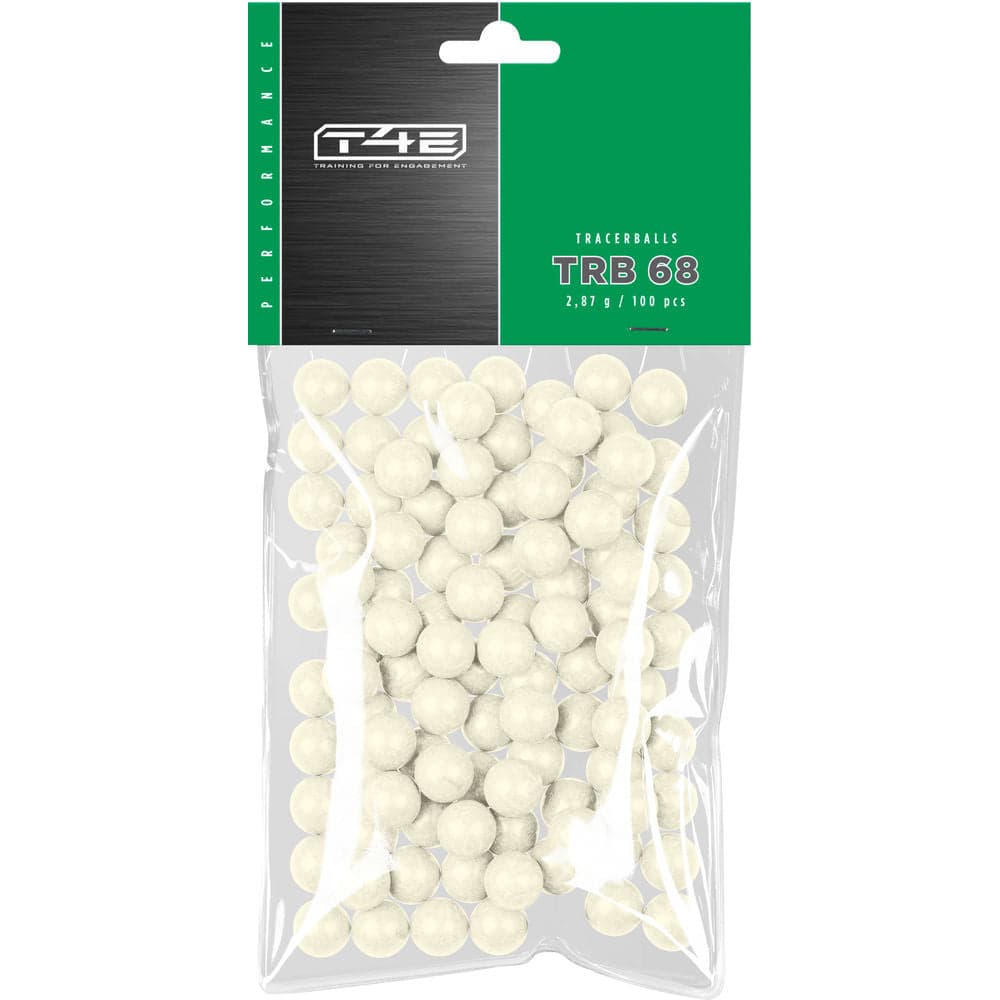 T4E Performance TRB 68 Tracer Balls .68 Ammo Pellets 100 Bag