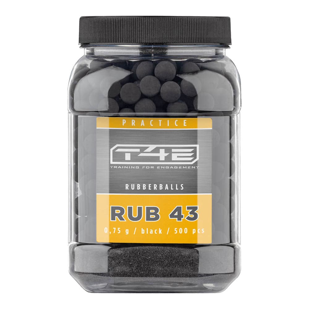 T4E Practice Rubber Balls .43 Ammo Pellets 500