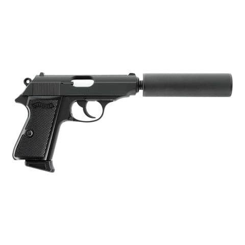 Walther PPK/S GBB Pistol with Silencer