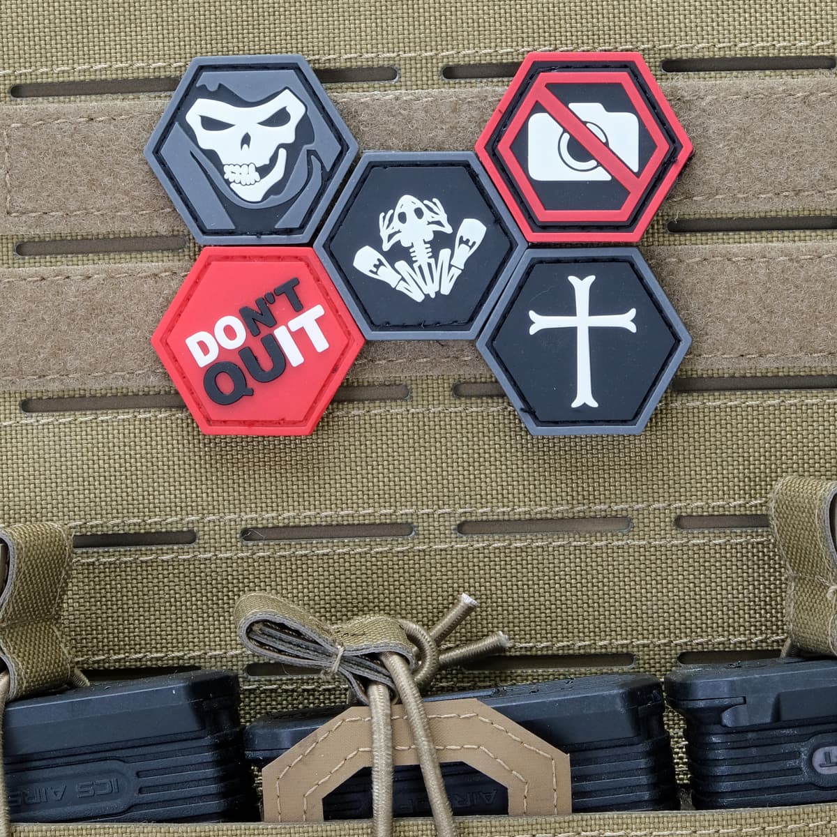 Navy Seals Frogman Special Warfare Ballistic Hex Patch BH00026 — image 2